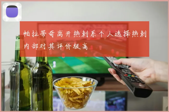 帕拉蒂奇离开热刺系个人选择热刺内部对其评价极高